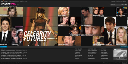 Microsoft Launches Celebrity Site Wonderwall