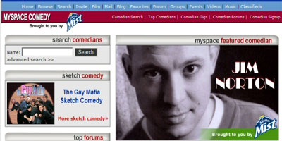 MySpace Comedey Turns One MySpace Comedey Turns One