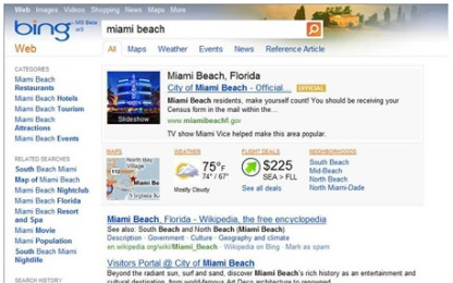 New Bing User Interface