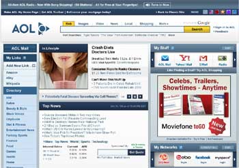 AOL Launches New Homepage AOL Launches New Homepage
