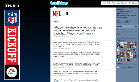 NFL Twitter Page