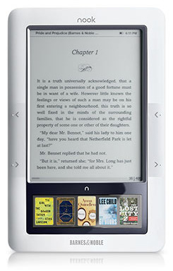 Barnes and Noble's Nook coming to stores