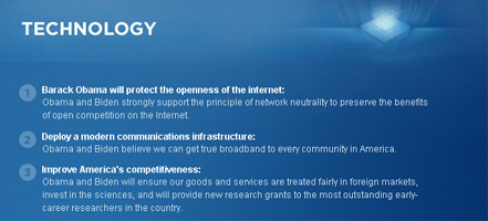Obama's Tech Policy