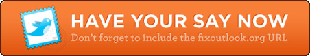 Le'ts fix Outlook button