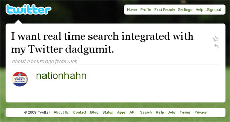 I Want Real-Time Search