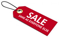 Sale, Same as Everyone Else