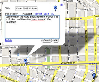 Save and Share Maps with Google