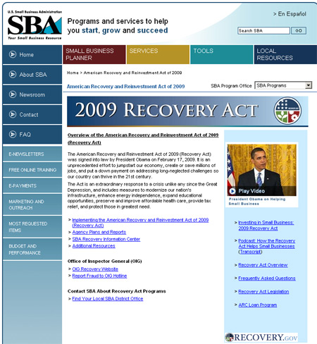 SBA - Recovery 