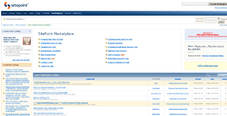 Sitepoint Marketplace
