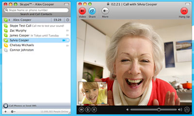 Skype 2.8 for Mac OSX Skype 2.8 for Mac OSX