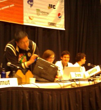 Social Search panel at SXSW (with Max Ventilla toward the right) Social Search panel at SXSW (with Max Ventilla toward the right)