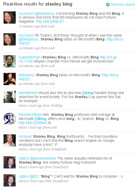 Stanley Bing Tweets Stanley Bing Tweets