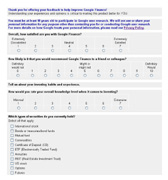 Google Finance Asks For Feedback Google Finance Asks For Feedback