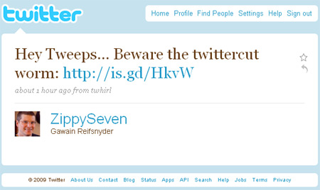 Twittercut Tweet