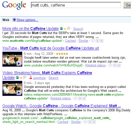 Videos in Results