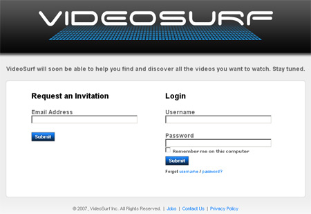 VideoSurf Invitation