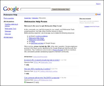 Google’s Webmaster Help Group Gets New Look Google’s Webmaster Help Group Gets New Look