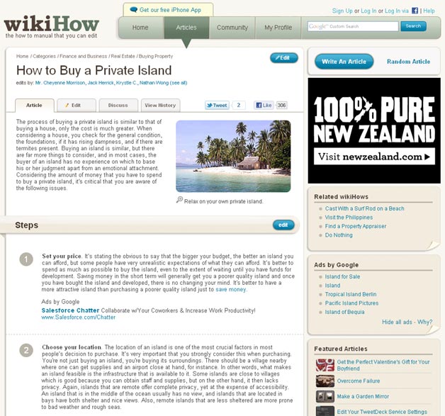 How to buy a private island - on wikiHow