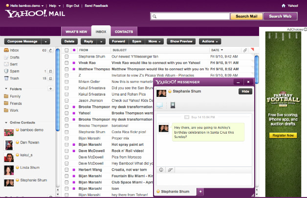 Yahoo Mail Redesign