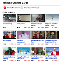 YouTube Holiday Greetings