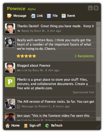 Pownce Client