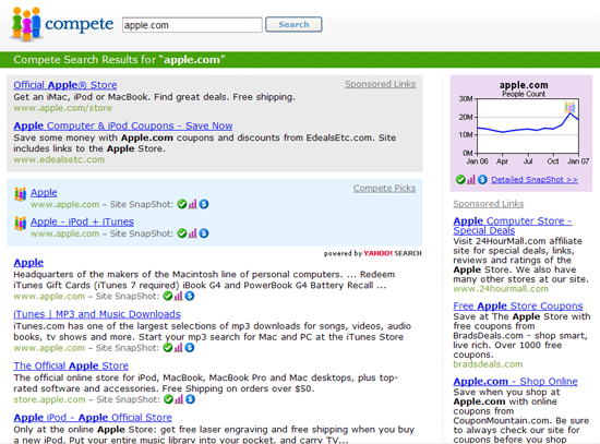 Compete Screenshot