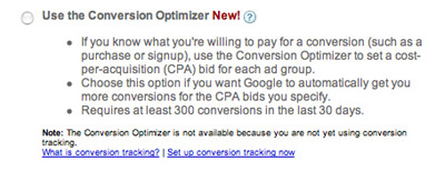 Conversion Optimizer Conversion Optimizer
