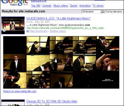 New Google Video