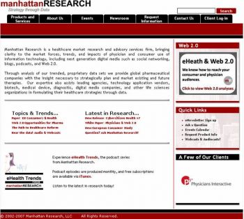 Manhattan Research home page Manhattan Research home page