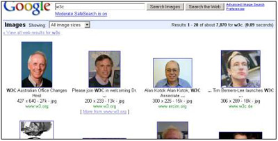New Google Images Category