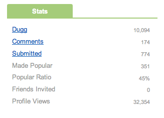 A Top Digg User's Profile