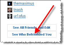 Who Befriended You