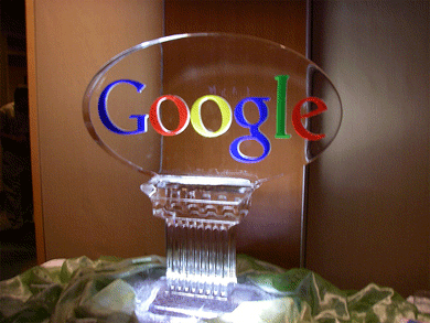 Google Ice Scuplture Google Ice Scuplture