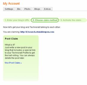 technorati claim