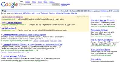 Yellow AdWords