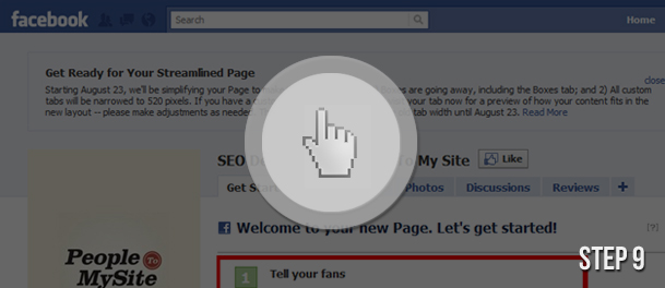 Step #9: Tell Your Fans