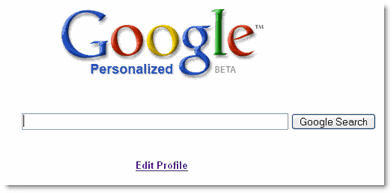 Google Personalized