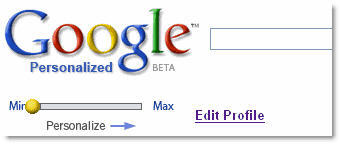 Google Personalized Slider