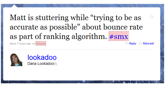 Bounce Rates not a Ranking Signal