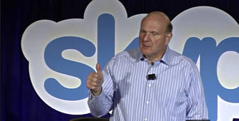 Steve Ballmer Talks Skype