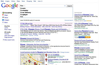 Google Instant with Ads