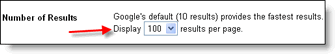 Number Of Results