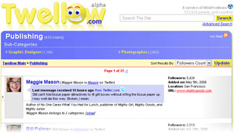 Twellow.com Screen Cap