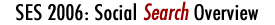 SES 2006: Social Search Overview