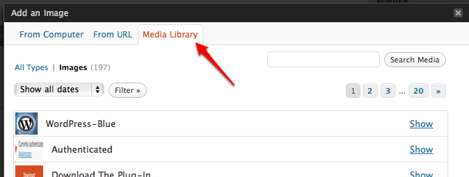 Media Library Media Library