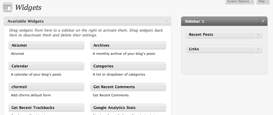 Widgets Widgets