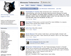 Facebook | Minnesota Timberwolves
