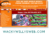 Review Wacky Willy's Web