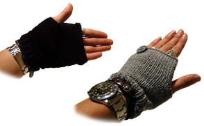 Punch Out Hoodie Gloves