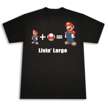 Mario Livin' Large T-Shirt